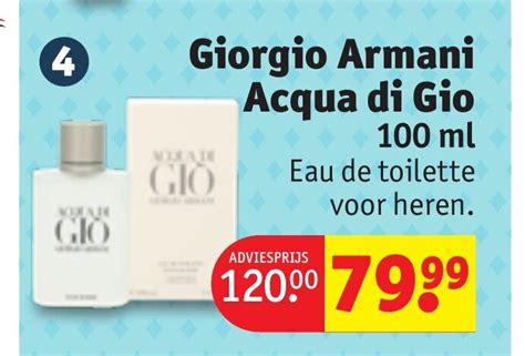 acqua di gio aanbieding kruidvat